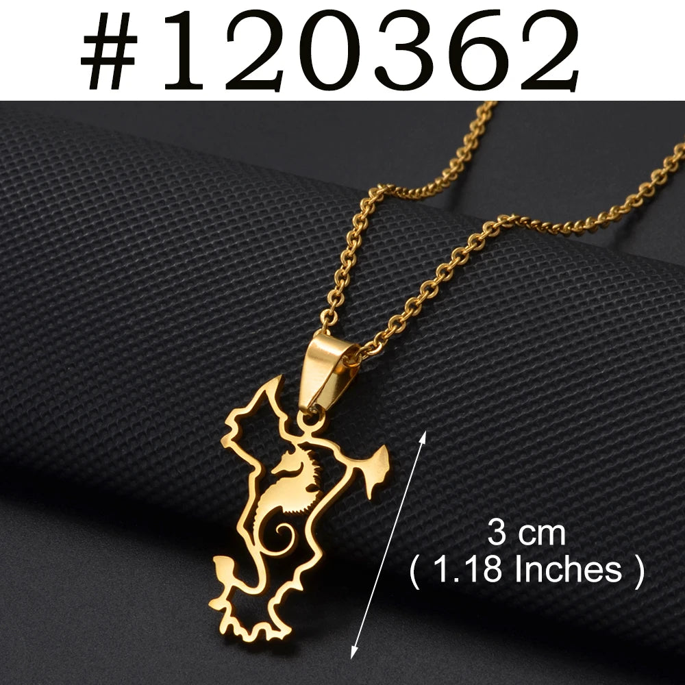 Collier "Mayotte Hippocampe"