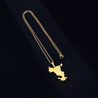 Collier "Mayotte Gravé - Drapeau"