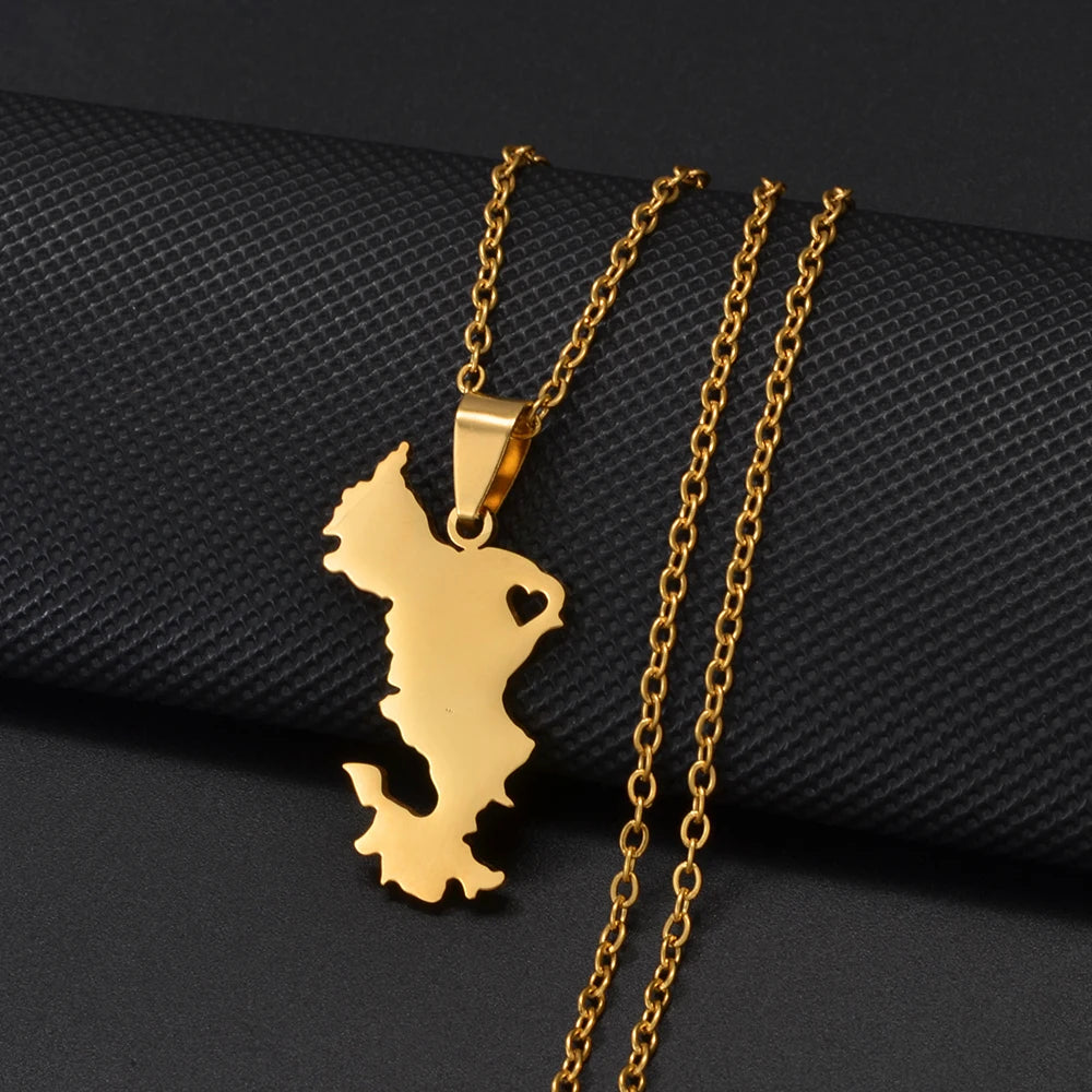 Collier "Mayotte Cœur "